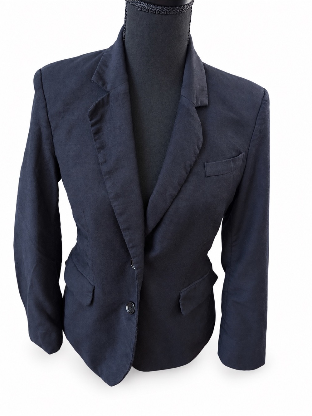 INDOCHINO Custom 100% Wool Black Blazer Jacket Unisex